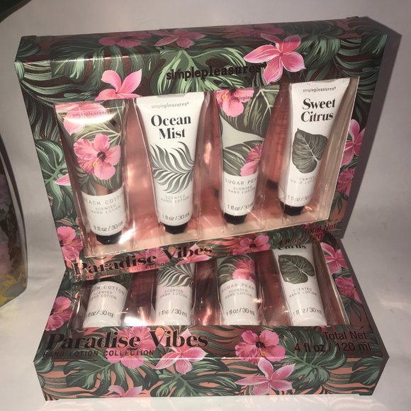 Simple Pleasures Hand Lotion Collection Gift Set 4 - Picture 1 of 4